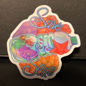 SAVE OUR SEAS STICKER